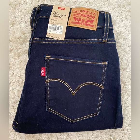 Levi’s 721 High-Rise Skinny Jean NWT - Picture 1 of 6
